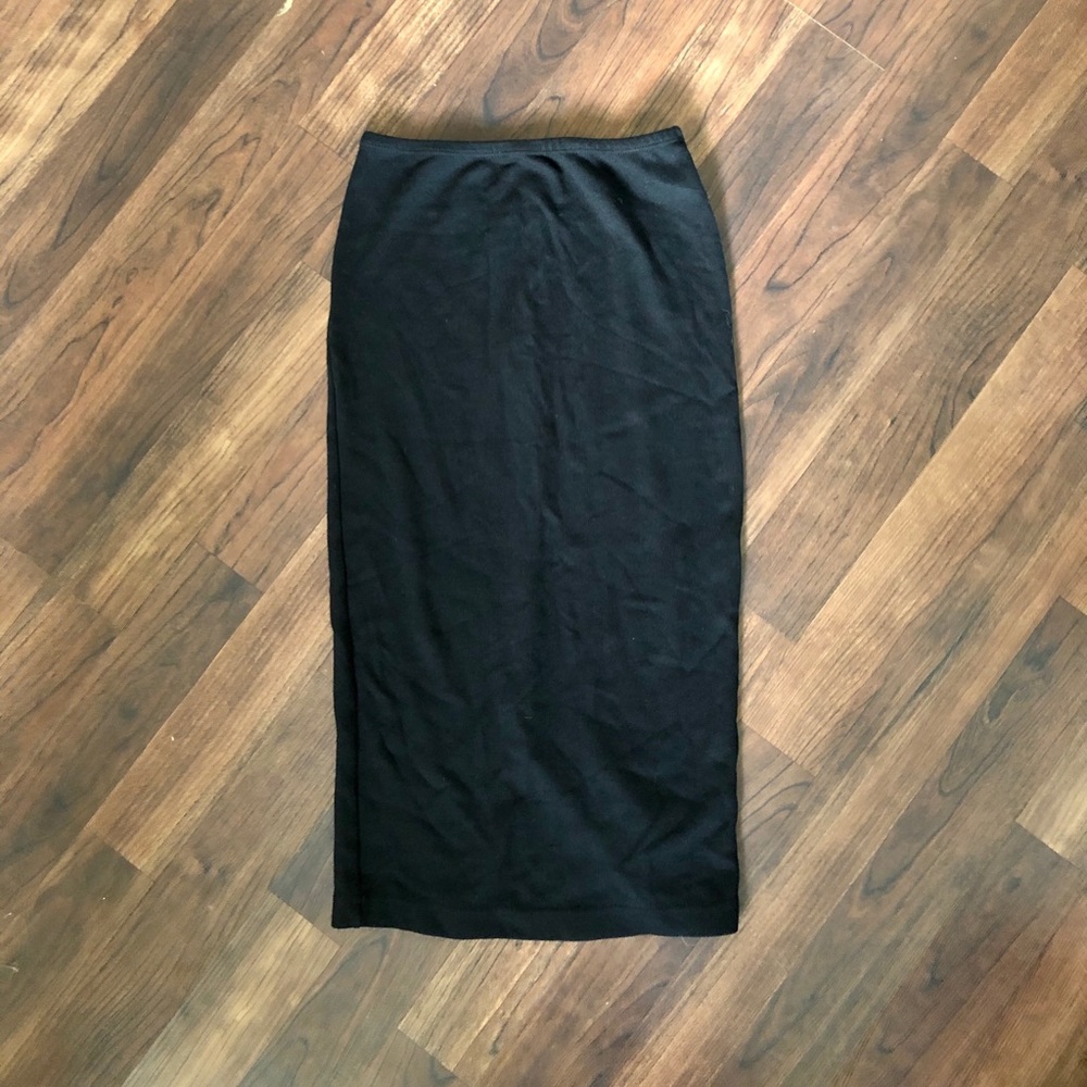 American Apparel Ponte Midi Pencil Skirt